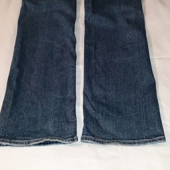 Silver Jeans Lola 17" Distressed 28‎ Flare Jeans - Picture 8 of 12